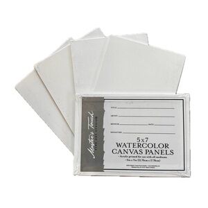 5x7 Watercolor Canvas Panels by Master's Touch